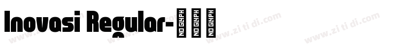 Inovasi Regular字体转换